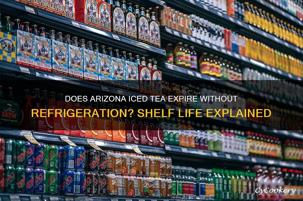 does arizona iced tea go bad if not refrigerated