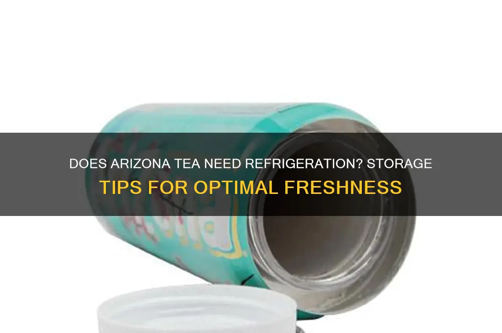 does arizona tea have to be refrigerated