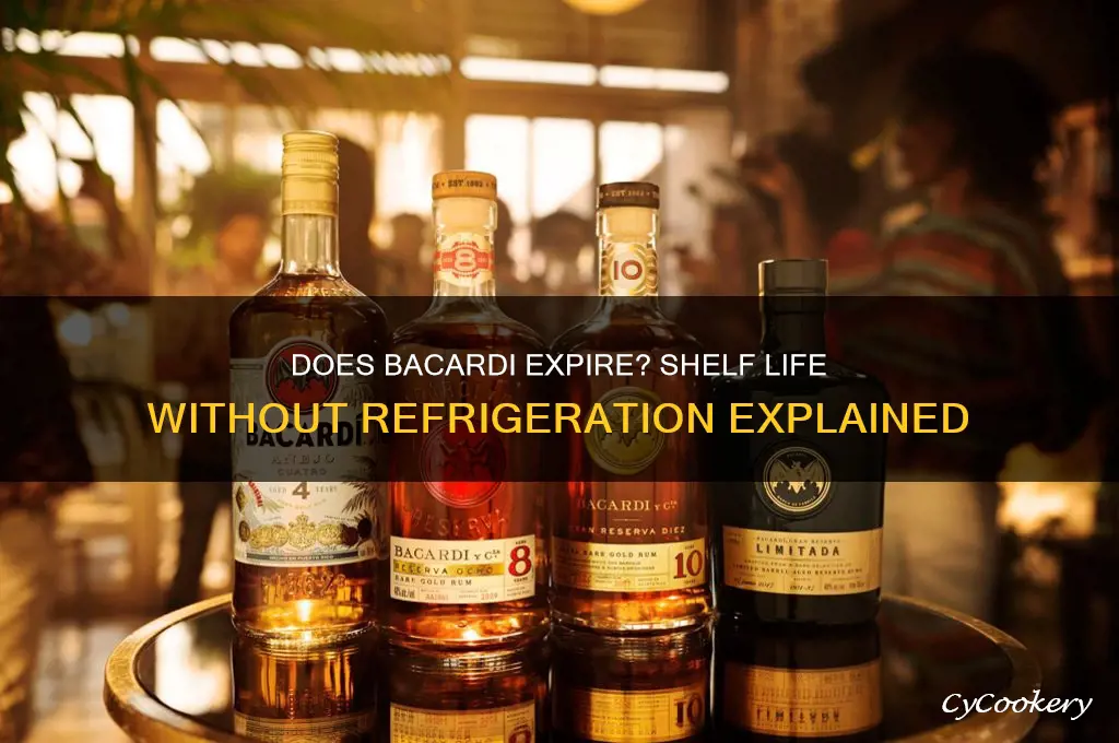 does bacardi go bad if not refrigerated