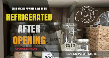 Should You Refrigerate Baking Powder After Opening? Expert Tips