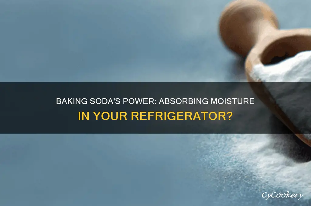 does baking soda absorb moisture in refrigerator
