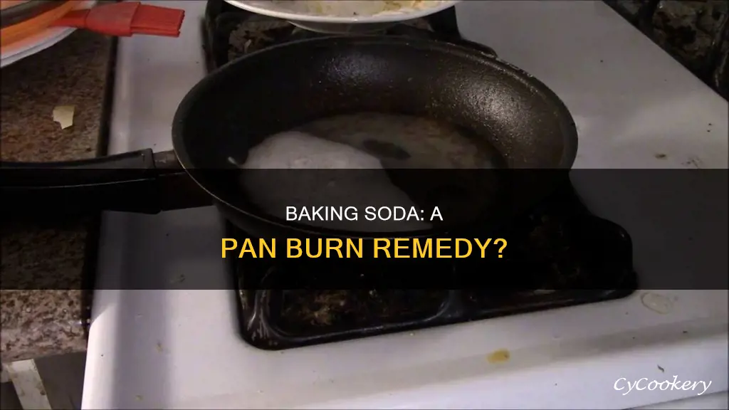 does baking soda remove pan burns