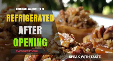 Baklava Storage Tips: Should You Refrigerate After Opening?