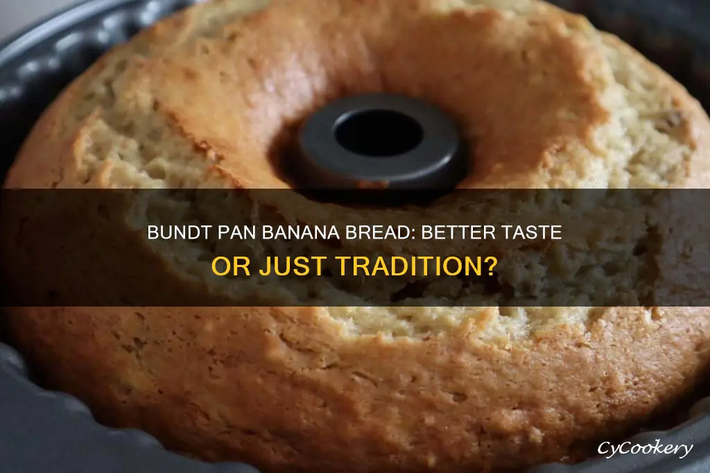 does banana bread taste better in bundt pan