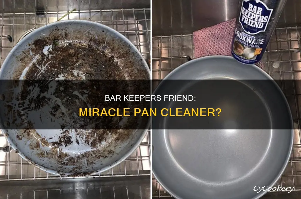 does bar keepers friend work on pans