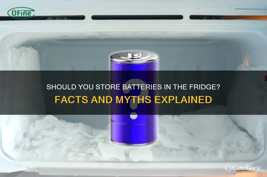 does batteries have to put in the refrigerator
