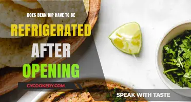 Refrigerating Bean Dip: Post-Opening Storage Tips for Freshness