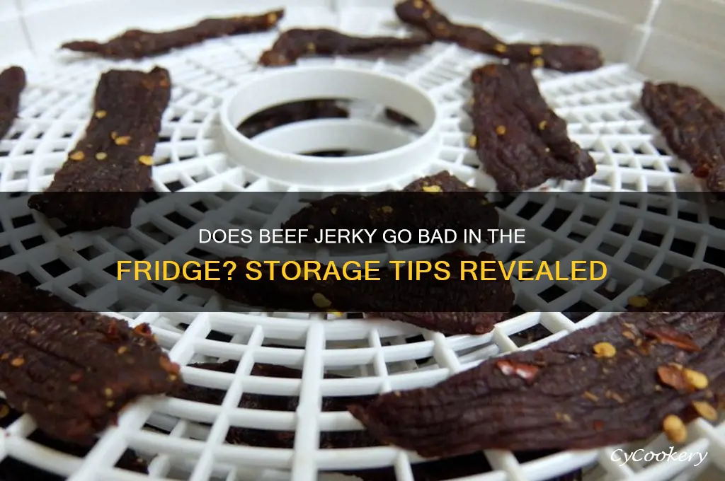 does beef jerky go bad if refrigerated