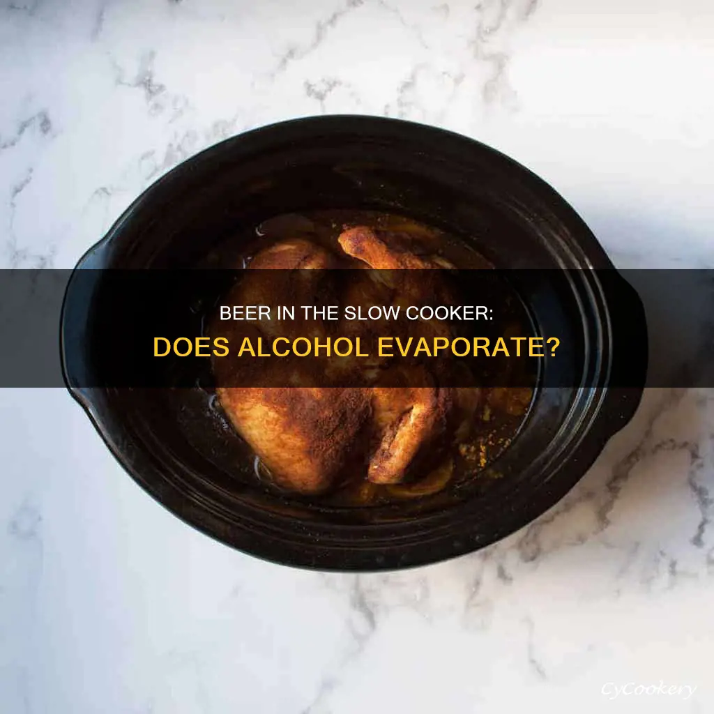 does beer cook off in the crock pot