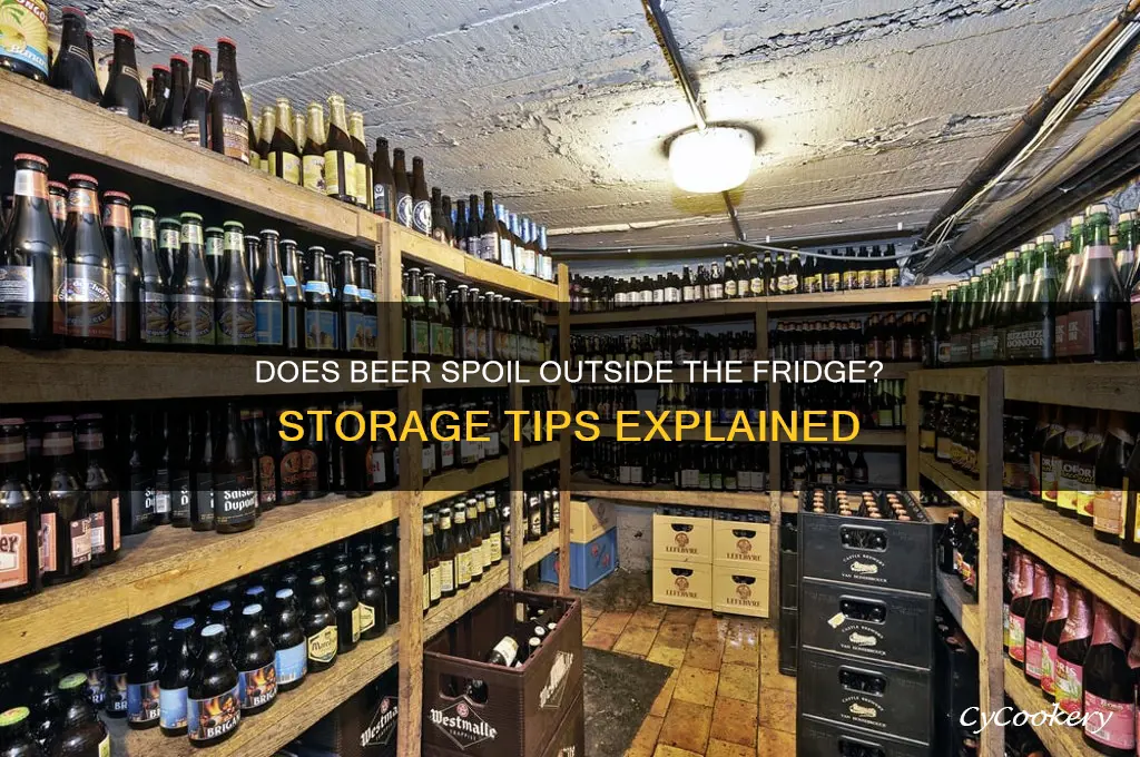 does beer go bad if taken out of refrigerator