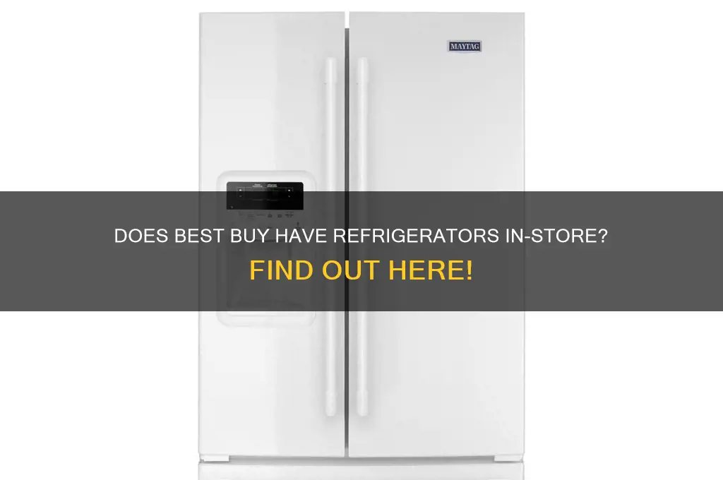 does best buy have refrigerators in store