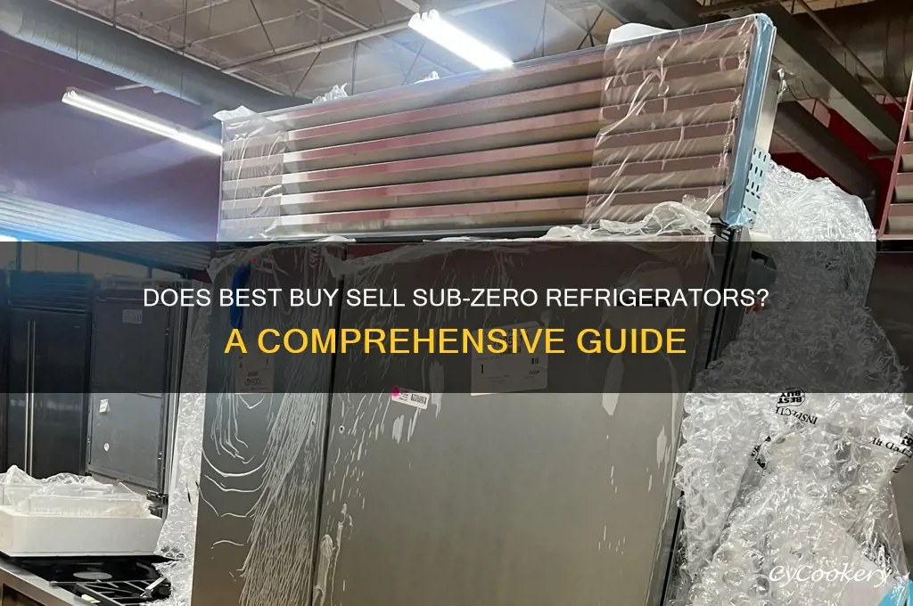 does best buy sell sub zero refrigerators