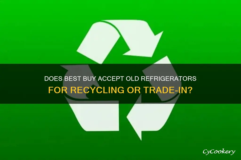 does best buy take back old refrigerators