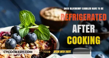 Blueberry Cobbler Storage: Refrigerate or Not After Baking?