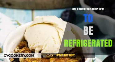 Should Blueberry Crisp Be Refrigerated? Storage Tips for Freshness