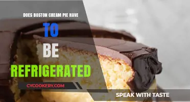 Boston Cream Pie: Refrigerate or Not? Storage Tips Revealed