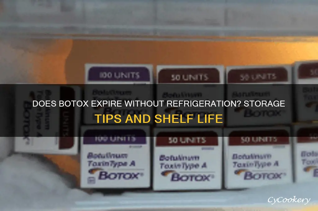 does botox go bad if not refrigerated