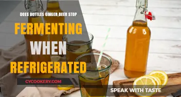 Does Refrigeration Halt Fermentation in Bottled Ginger Beer?
