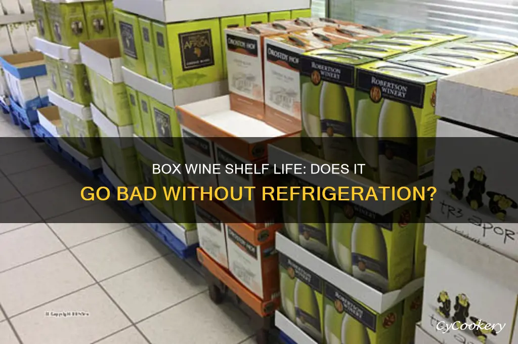 does box wine go bad if not refrigerated