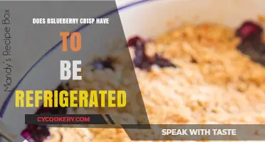 Should Blueberry Crisp Be Refrigerated? Storage Tips for Optimal Freshness