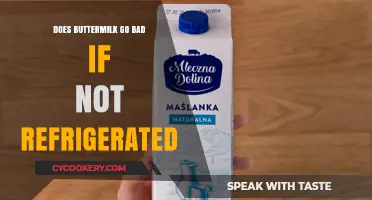 Does Buttermilk Spoil Without Refrigeration? Shelf Life Explained