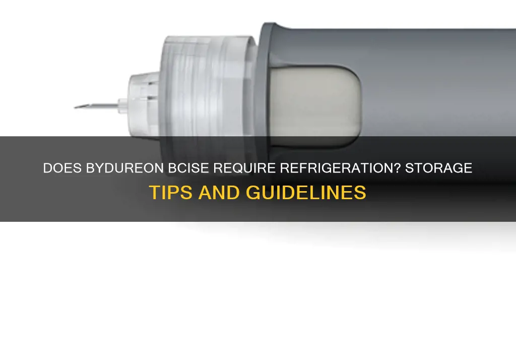 does bydureon bcise have to be refrigerated