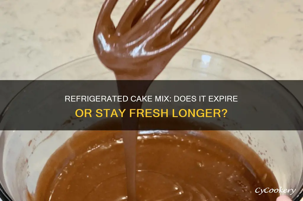 does cake mix go bad if refrigerated