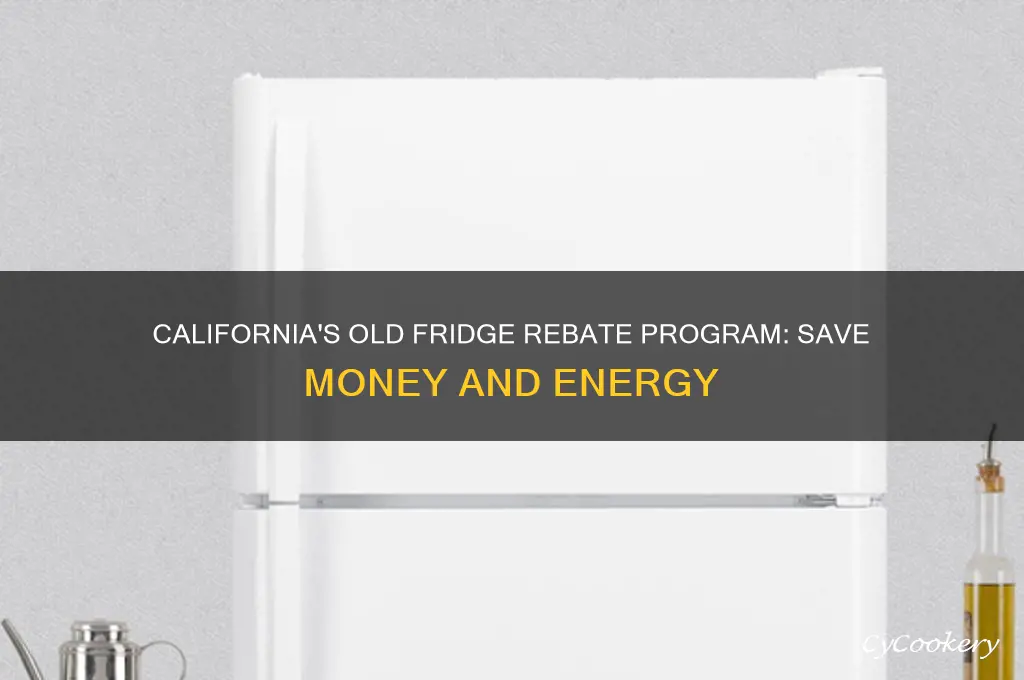 does california have a rebate for old refrigerators