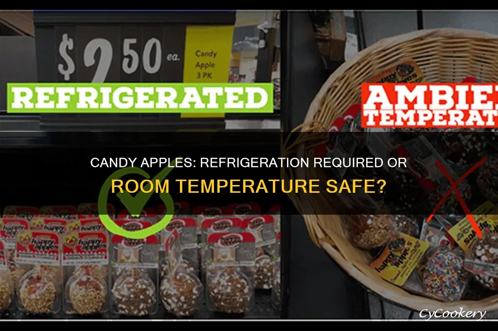 does candy apples have to be refrigerated
