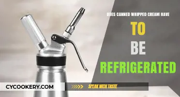 Does Canned Whipped Cream Need Refrigeration? Storage Tips Revealed