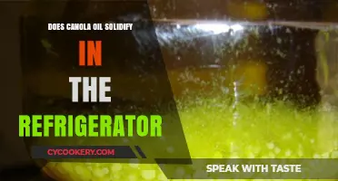 Does Canola Oil Harden in the Fridge? Facts and Tips