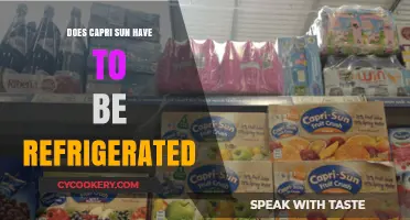 Does Capri Sun Need Refrigeration? Storage Tips for Your Favorite Drink