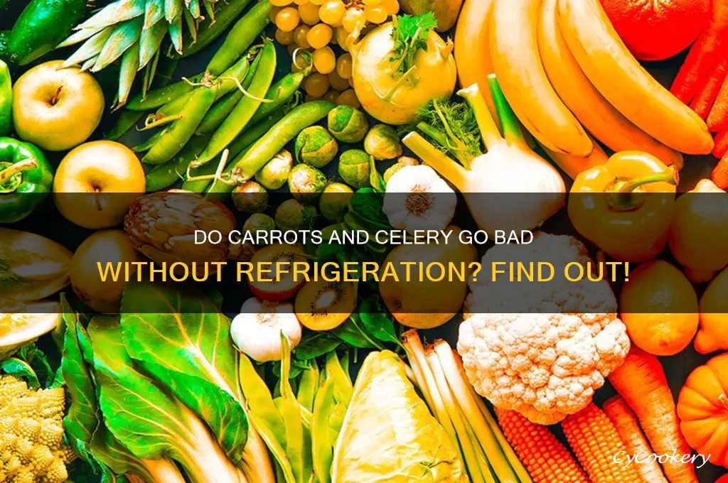 does carrots and celery go bad not refrigerated