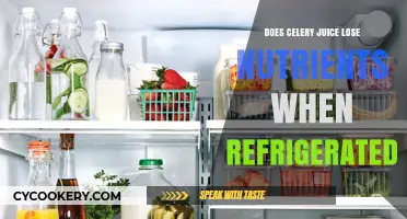 Does Refrigeration Affect Celery Juice's Nutrient Content? Find Out Here