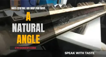 Central Air Drip Pan: Is an Angle Required?