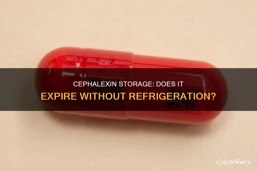 does cephalexin go bad if not refrigerated