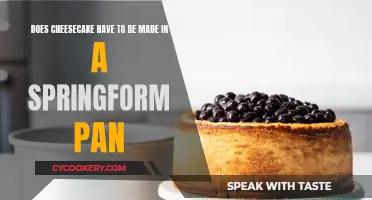 Cheesecake Pan: Springform Essential or Alternative Options?