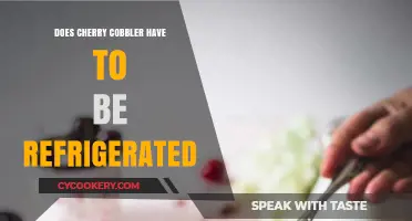 Should Cherry Cobbler Be Refrigerated? Storage Tips for Freshness