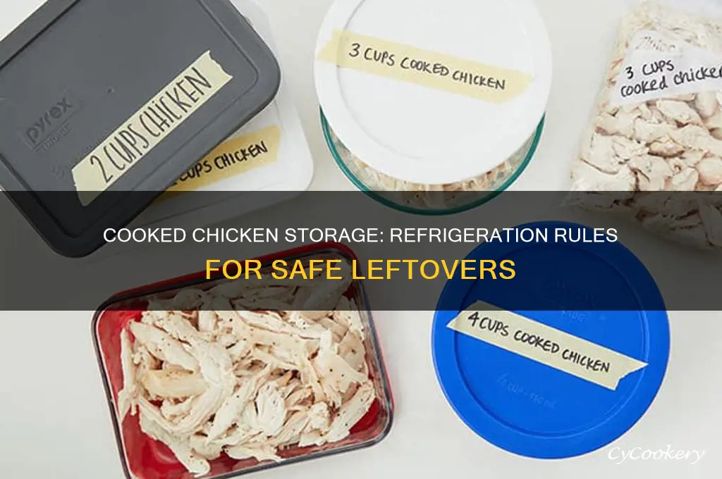 does chicken have to be refrigerated after cooking