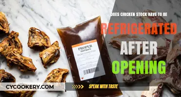Refrigerating Chicken Stock: Post-Opening Storage Tips and Safety Guidelines