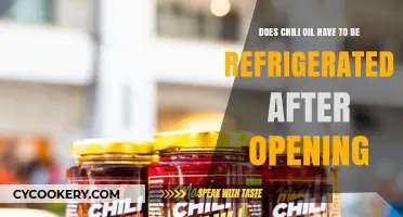 Chili Oil Storage: Does It Need Refrigeration After Opening?