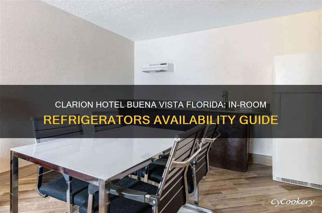 does clarion hotel have refrigerators at buena vista florida