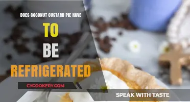 Coconut Custard Pie: Refrigeration Required or Room Temp Safe?