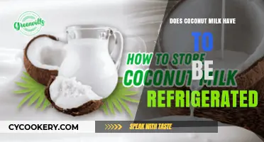 Does Coconut Milk Need Refrigeration? Storage Tips and Shelf Life Explained
