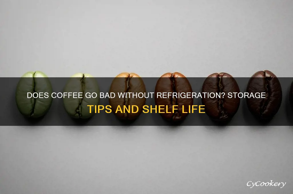 does coffee go abd if not refrigerated