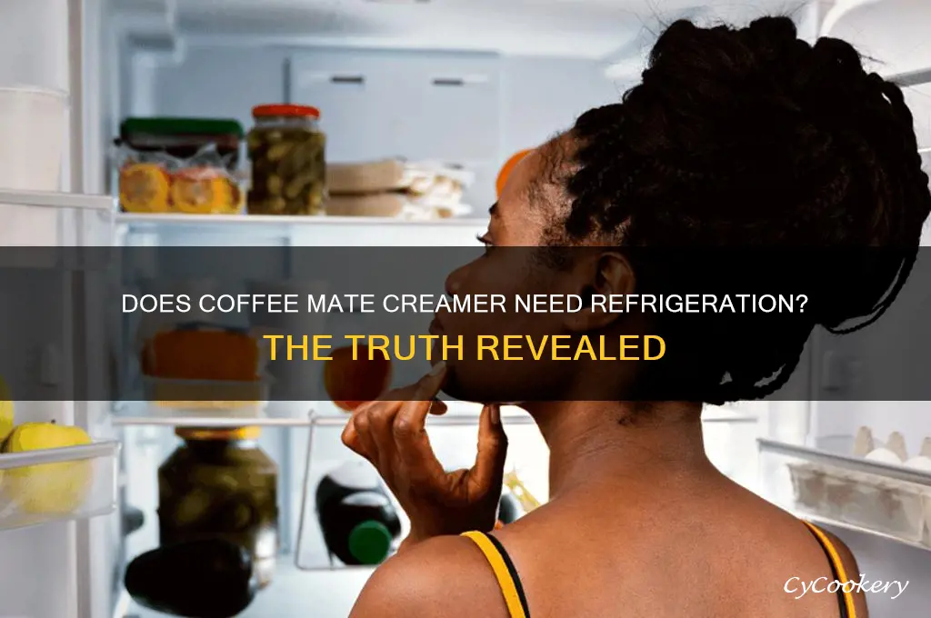 does coffee mate creamer have to be refrigerated