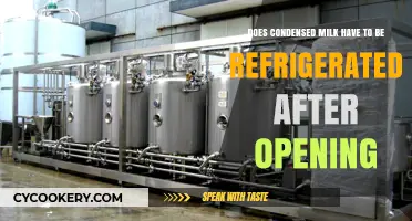 Condensed Milk Storage: Refrigerate After Opening or Not?
