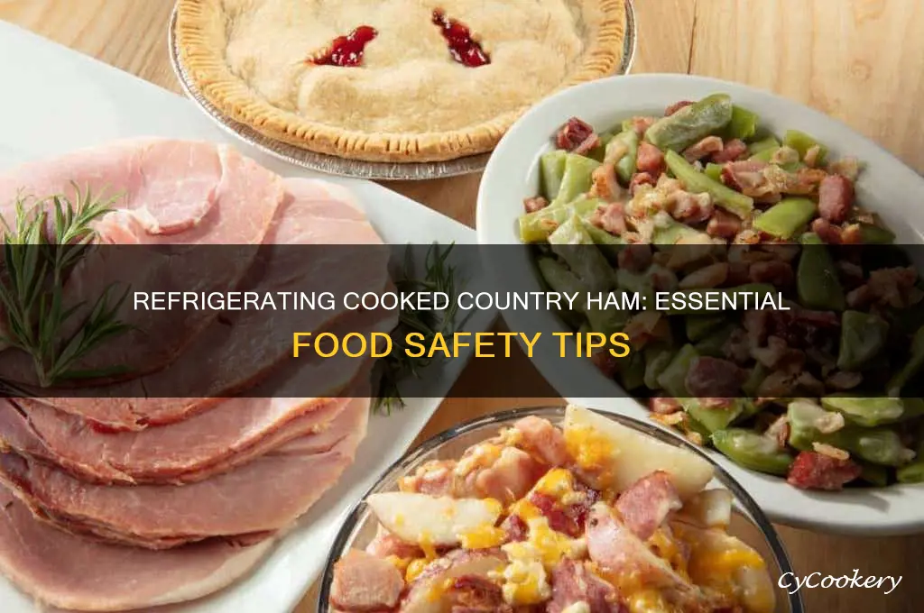 does cooked country ham have to be refrigerated