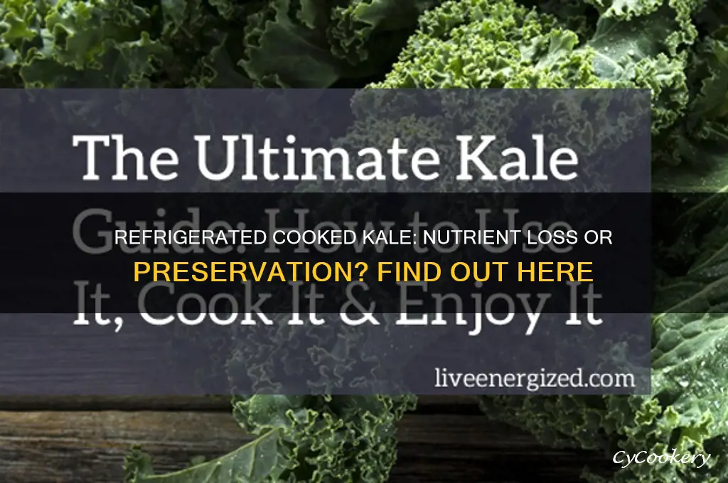 does cooked kale lose nutrients when refrigerated