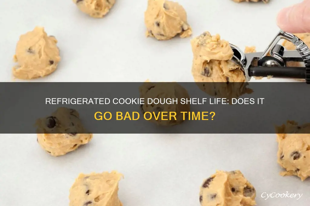 does cookie dough go bad if refrigerated